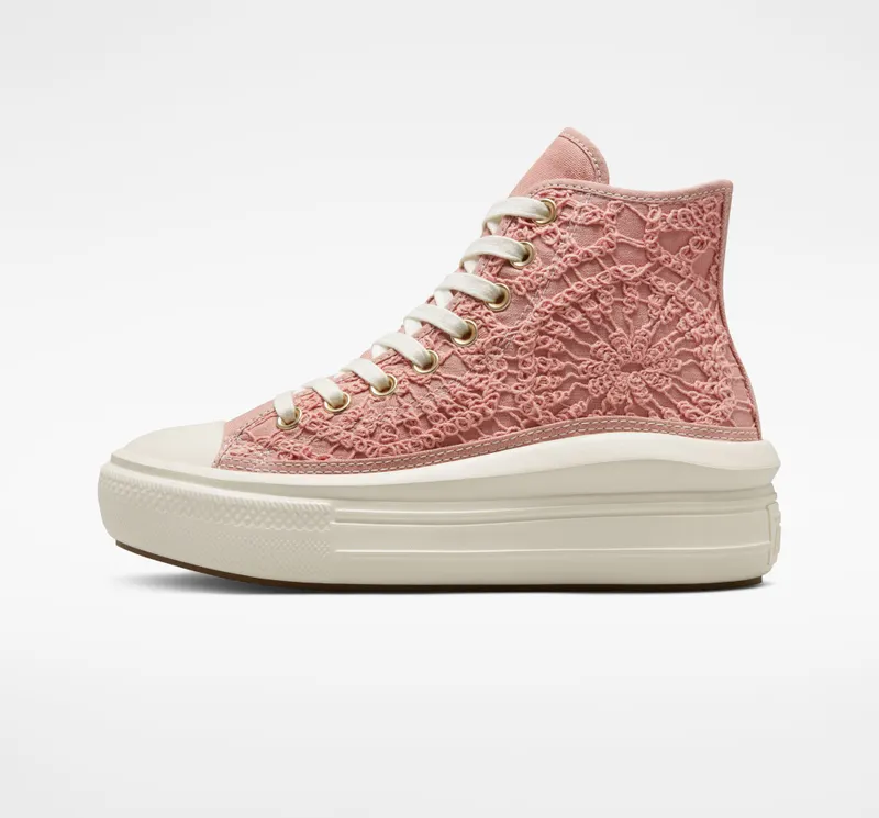Converse Chuck Taylor All Star Move Platform Daisy Cord Canyon Dusk/rust Pink/egret
