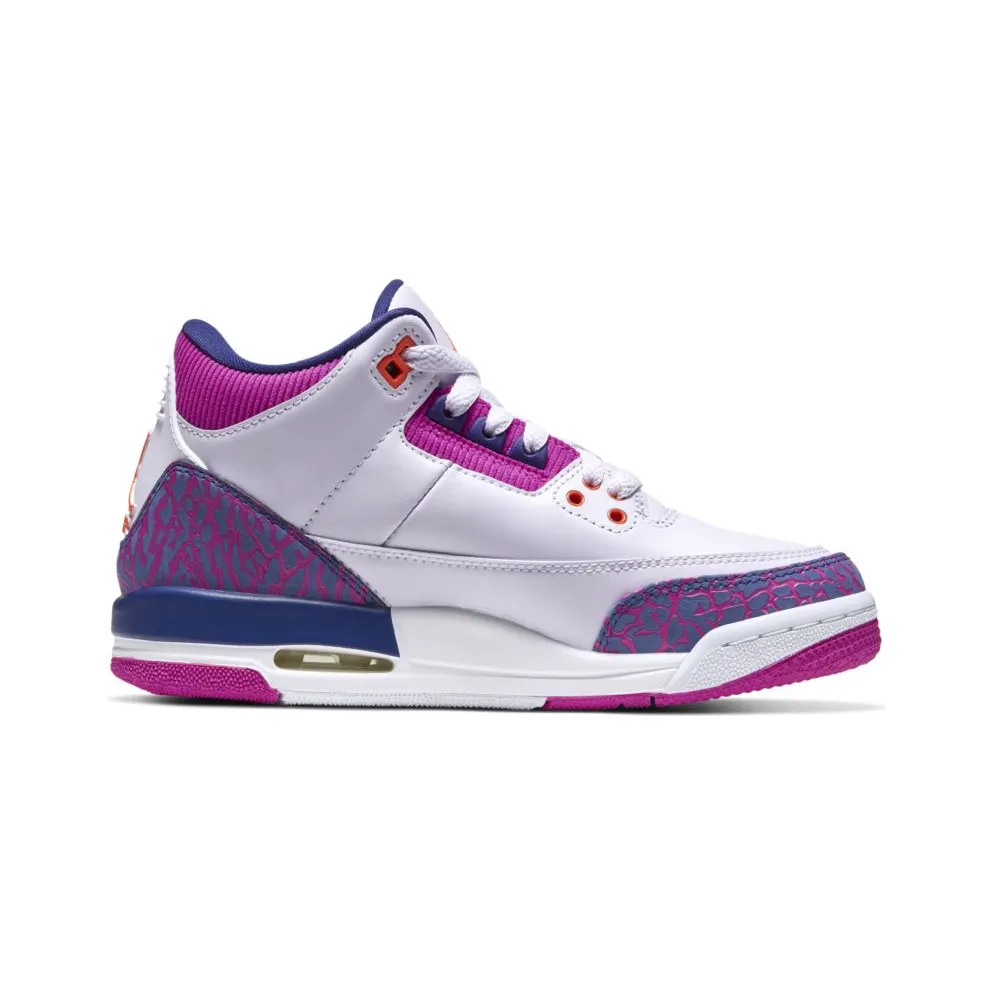 Jordan 3 Retro Barely Grape (GS) Barely Grape/Hyper Crimson-Fire Pink (441140-500)