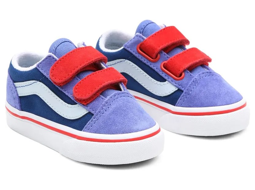 VANS Color Block Old Skool V Peuterschoenen Paars (VN0A38JN30P)