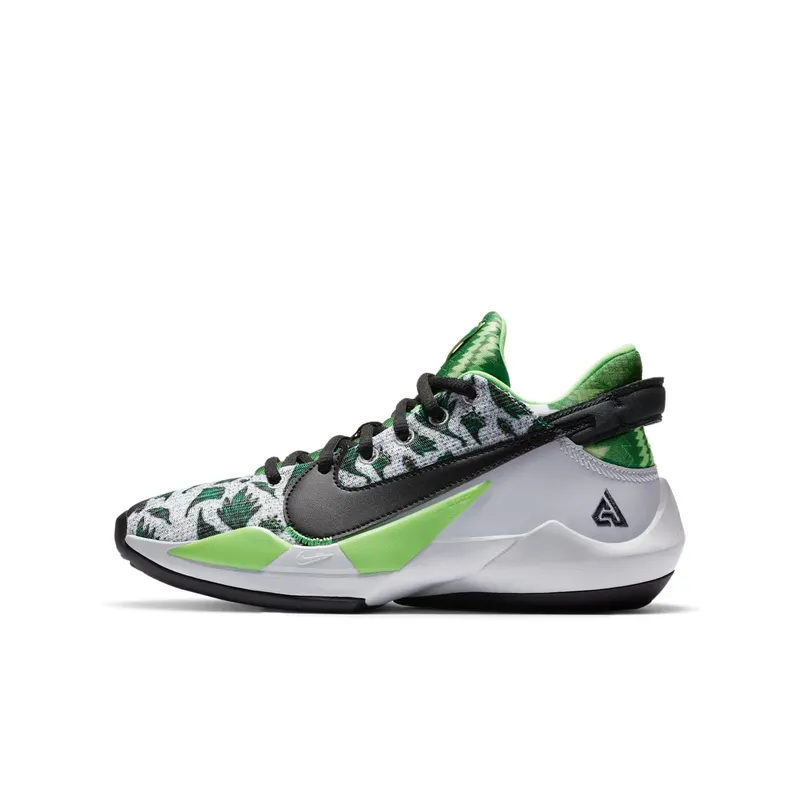Nike Zoom Freak 2 Naija (GS) Pure Platinum/Pine Green-Green Strike-Black (CN8575-002)