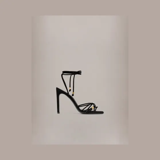 Amiri MA Heeled Sandal “Black” (AWHEHL1003-001)