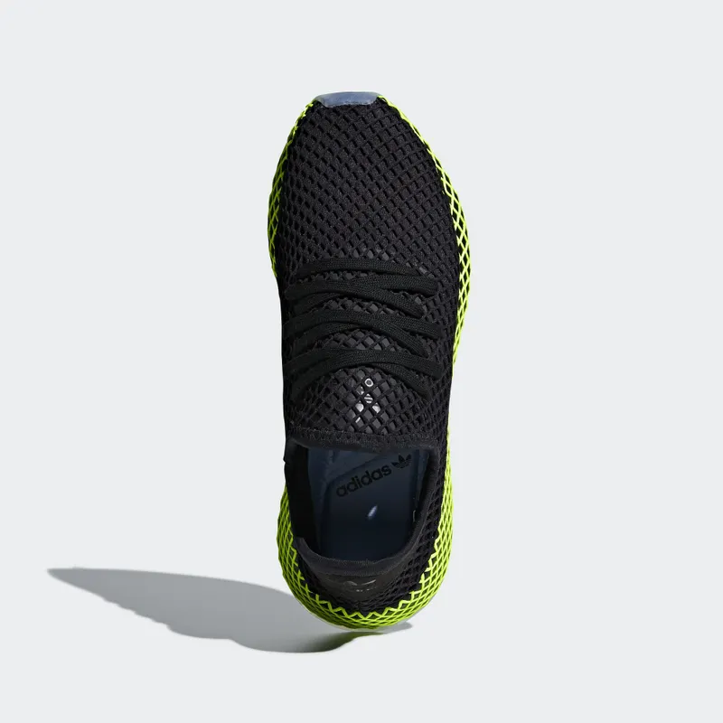 adidas Deerupt Core Black Ash Blue Core Black/Core Black/Ash Blue (B41755)
