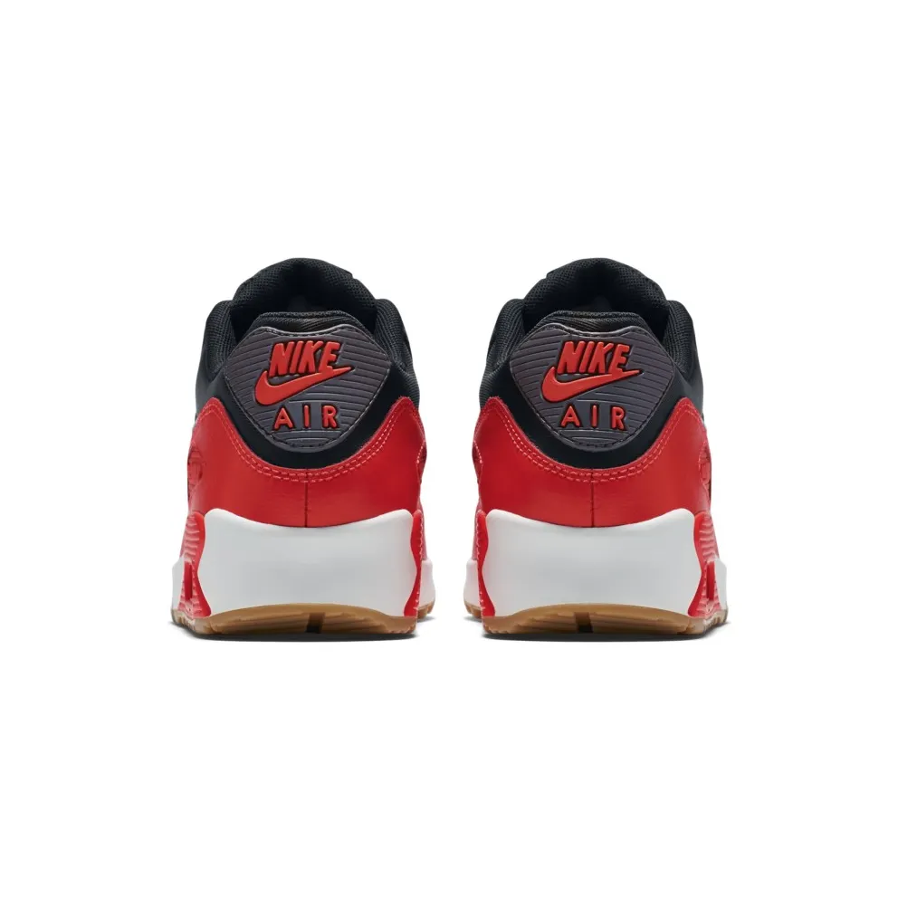 Nike Air Max 90 Crimson Bright (W) Black/Dark Grey/Bright Crimson (616730-025)