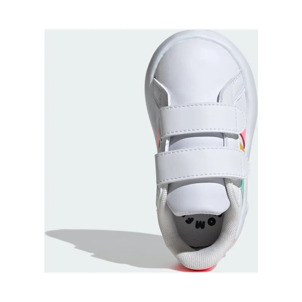 adidas Grand Court 2.0 Kids Cloud White / Pulse Mint / Beam Pink (IE1371)