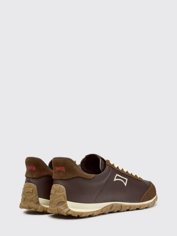 Camper Drift Walk Leather and Suede with Embroidered Logo Brown (K201885-006DRIFTWALK0)