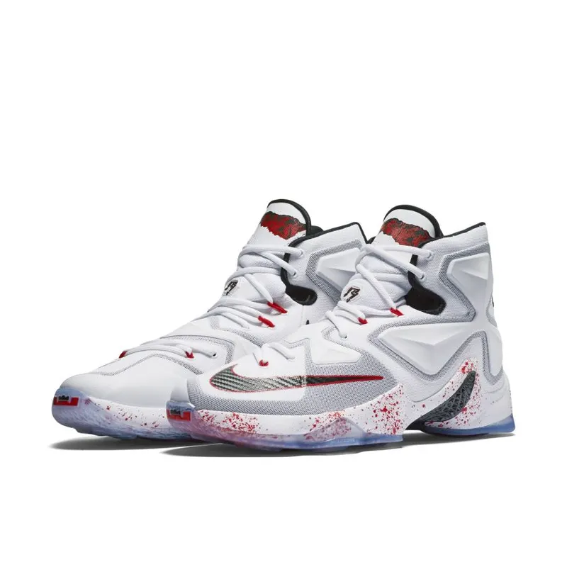 Nike LeBron 13 Friday the 13th White/Black-University Red (807219-106)