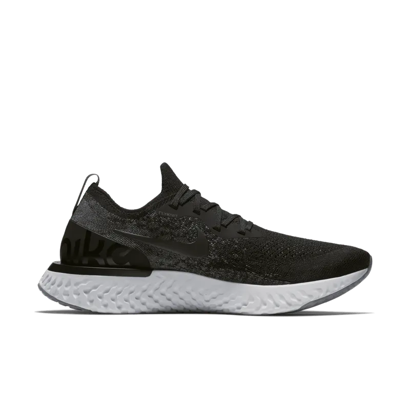 Nike Epic React Flyknit Black Dark Grey Black/Black-Dark Grey-Pure Platinum (AQ0067-001)