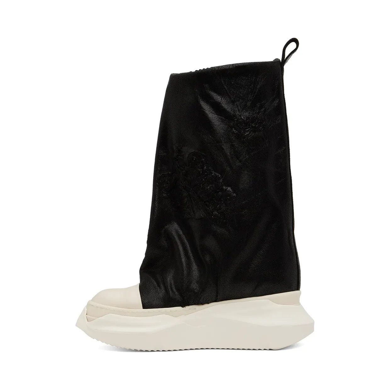 Rick owens Black Strobe Fogachine Boots 911 BLACK/MILK/MILK (DU02B4814 BFLS) (3)