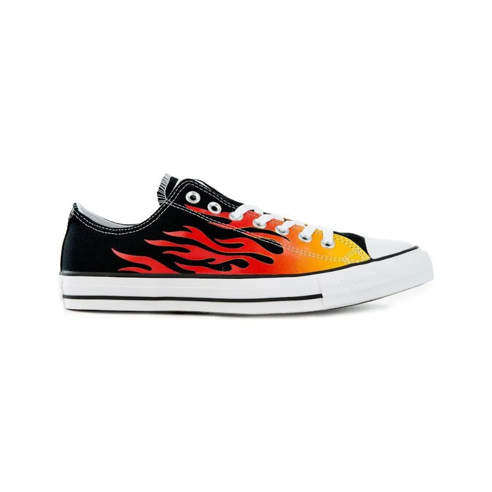 Converse Chuck Taylor All Star Ox Black Flames (166259F)