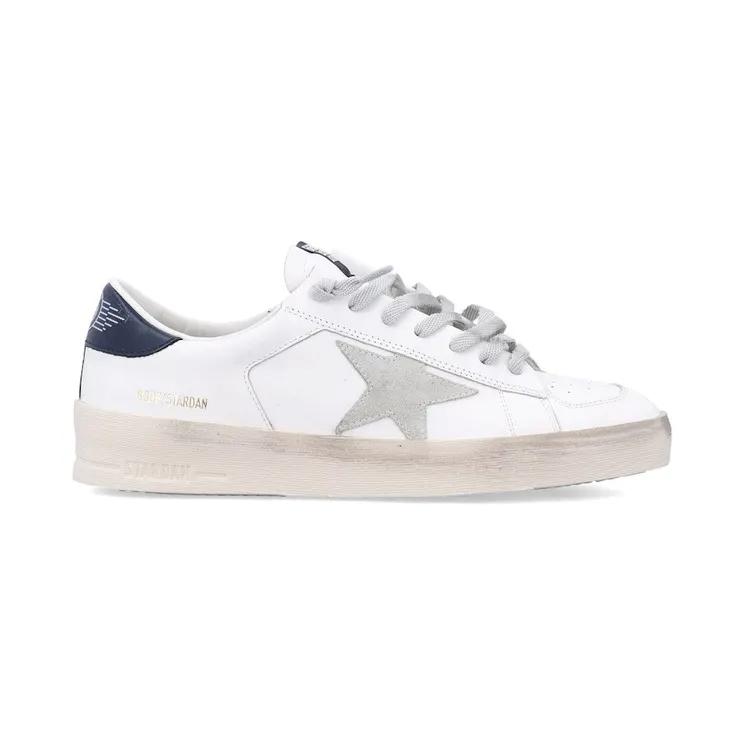 Golden Goose Stardan White Ice Gray Blue Navy (GMF00128.F000567.10509)