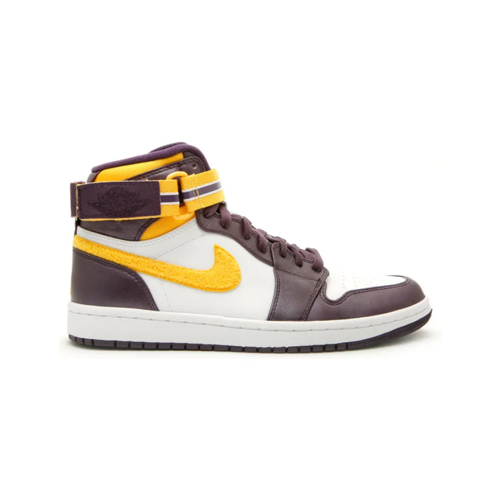 Jordan 1 Retro High Strap Grand Purple Varsity Maize (342132-571)