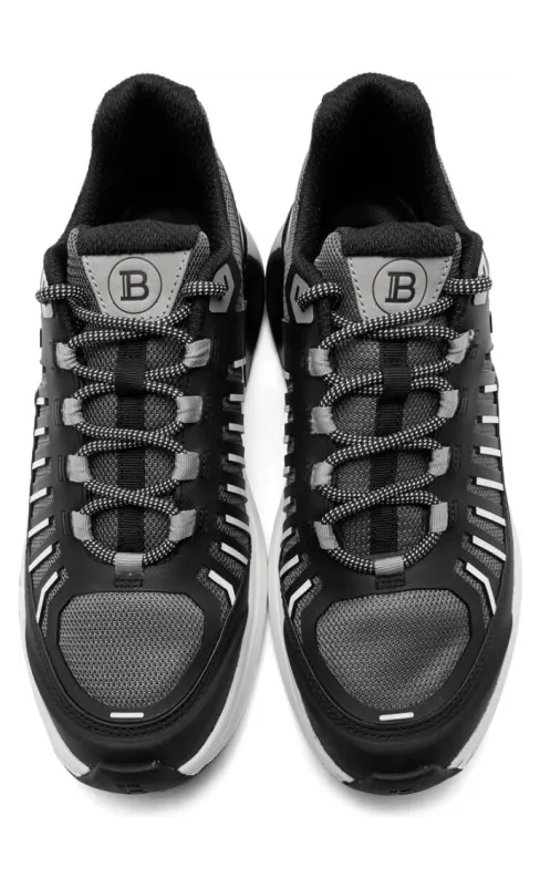 Balmain Grey B-Trail Sneakers (TM1C212LMNR) (4)