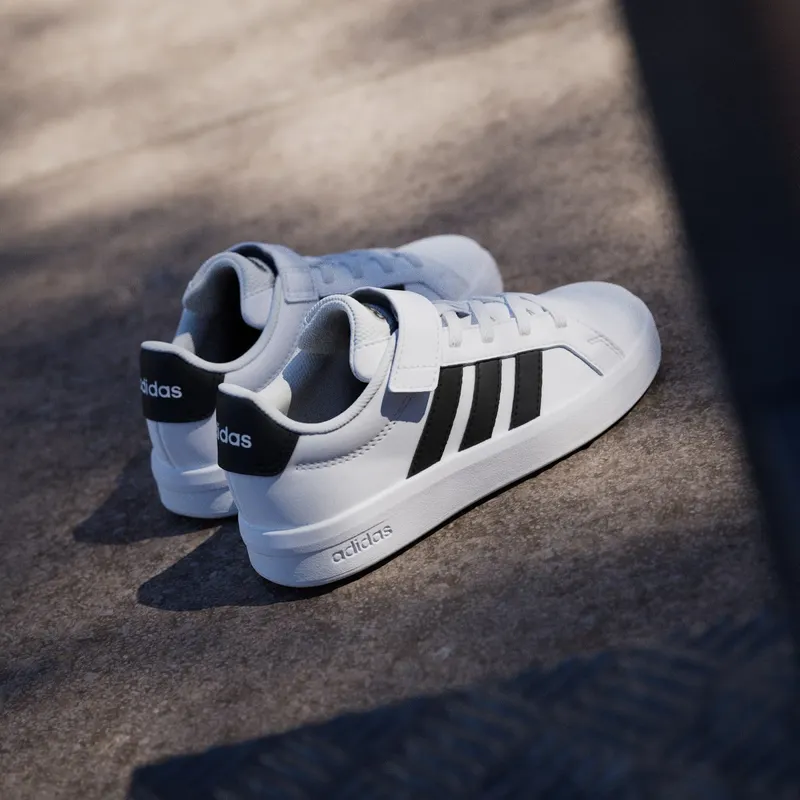 Adidas GRAND COURT 3.0 Shoes KIDS Cloud White / Core Black / Cloud White (HP3531)