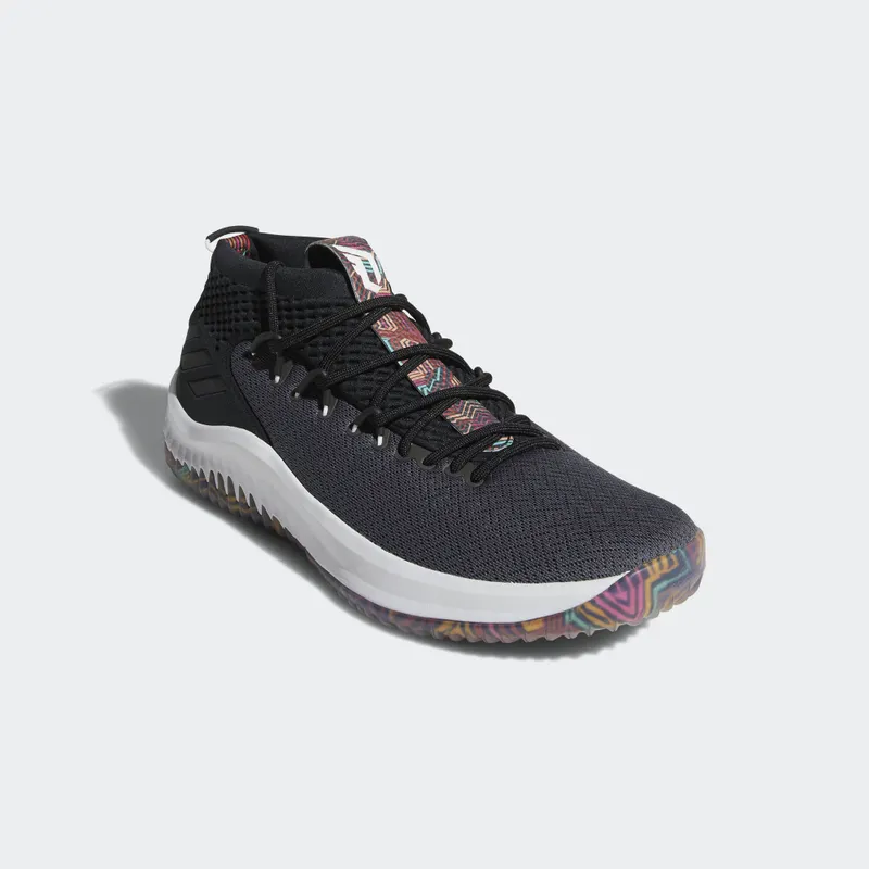 adidas Dame 4 Tribal Core Black/Cloud White/Grey Five (AQ0824)
