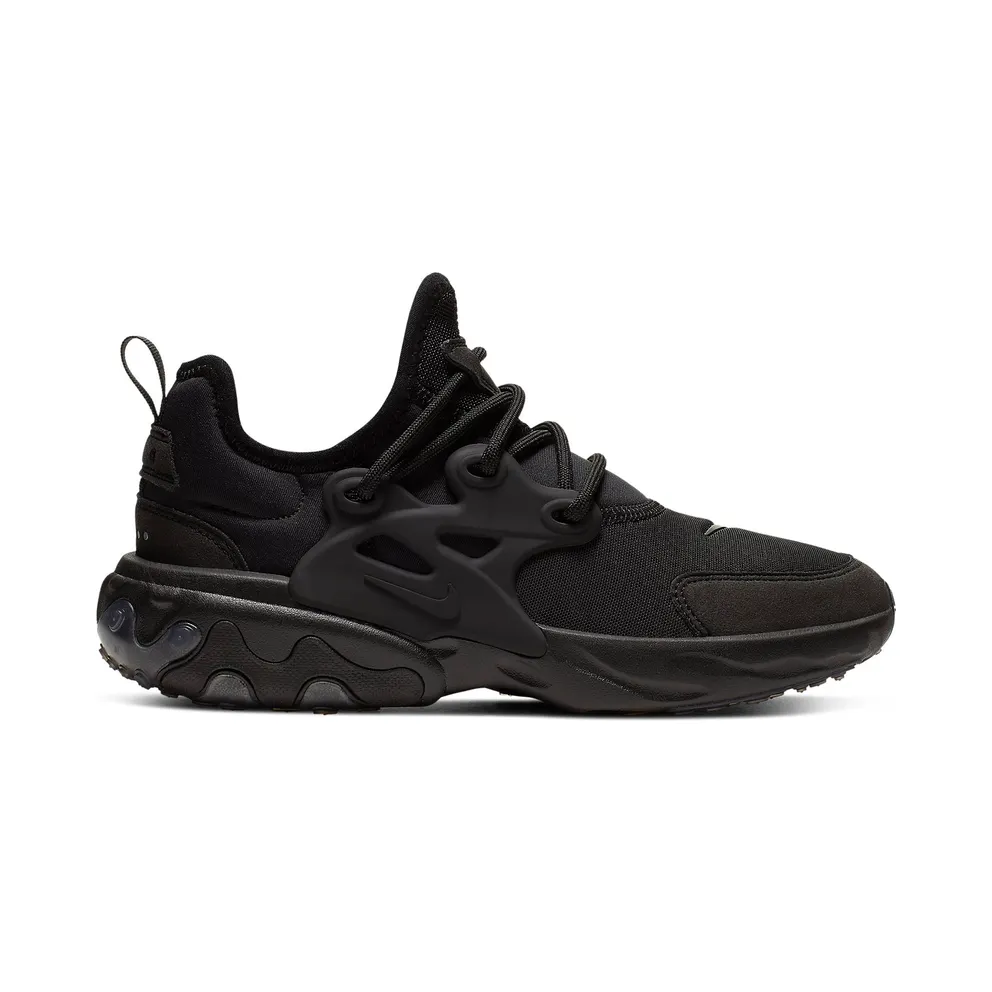 Nike React Presto Triple Black (GS) Black/Black-Black (BQ4002-005)