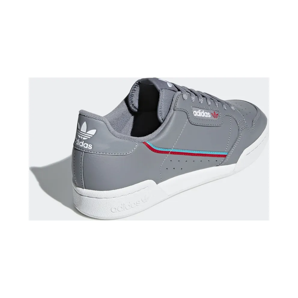 adidas Continental 80 Grey Grey/Hi-Res Aqua/Scarlet (B41671)