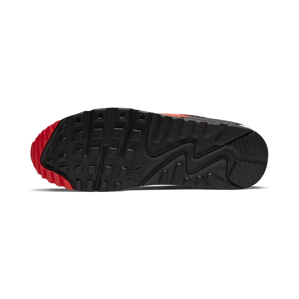 Nike Air Max 90 White Yellow Black Crimson (2019) (AJ1285-109)