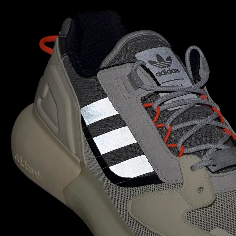Adidas ZX 5K Boost Lerna Silver Metallic / Cream White / Solar Red (GY5993)