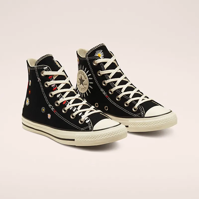 Converse Chuck Taylor All Star Hi Daisy Embroidery Black (567993C)