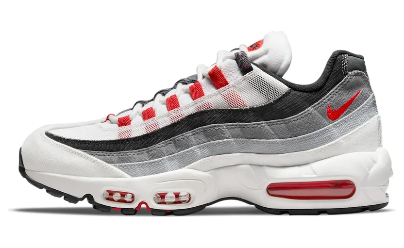 Nike Air Max 95 Japan Plum Blossom – “White / Cool Grey / Red” (DH9792-100)