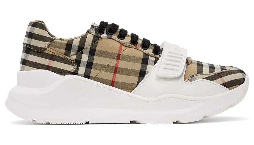 Burberry Beige Vintage Check Sneakers (8046826)