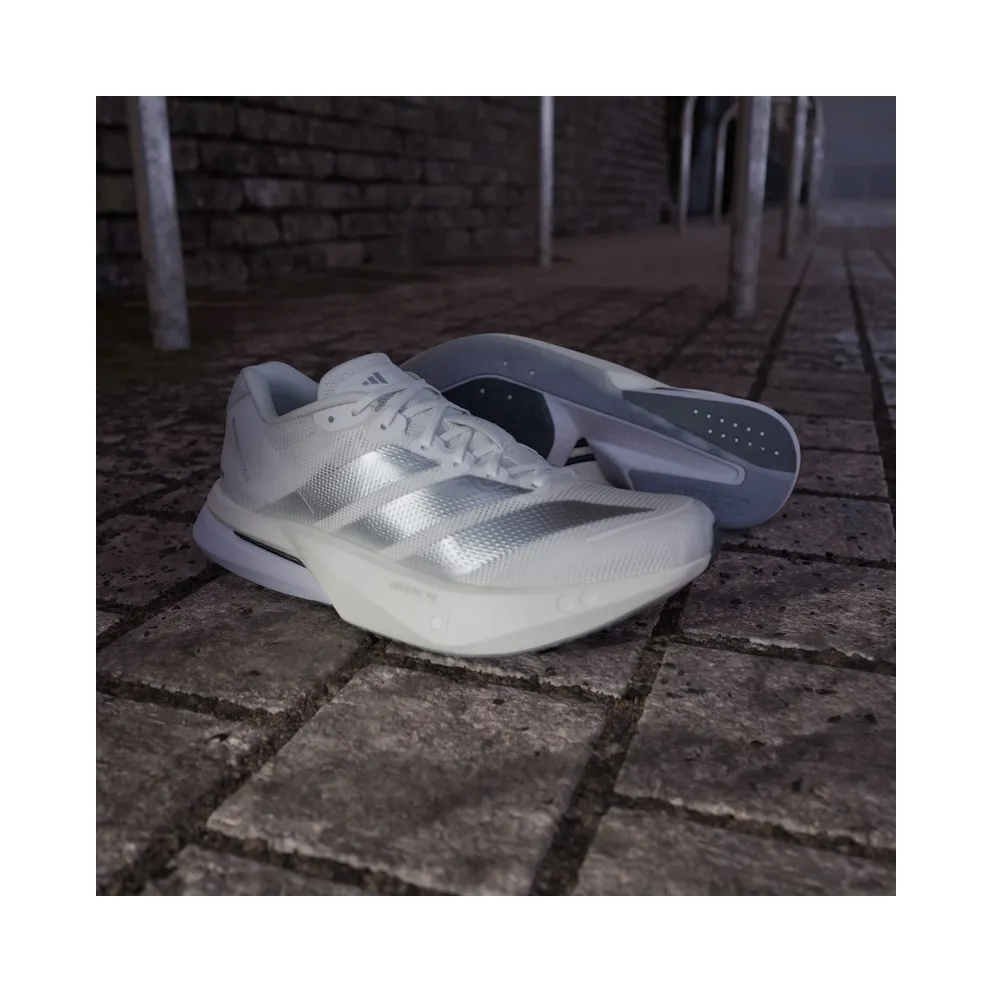 adidas Adizero Boston 13 Cloud White Matte Silver Dash Grey (JS4948)