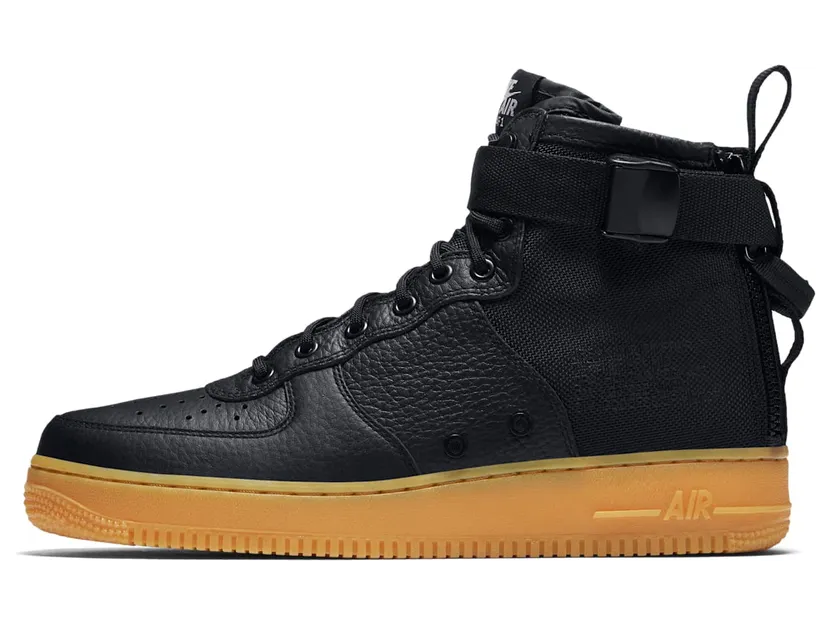 Nike SF Air Force 1 Mid Black Gum