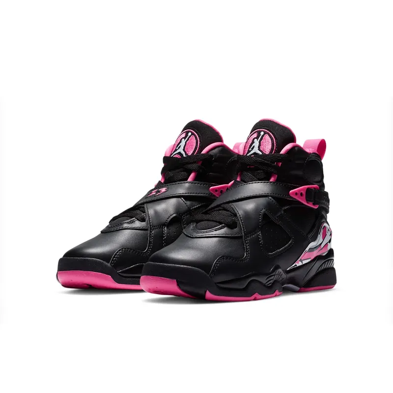 Jordan 8 Retro Pinksicle (GS) Black/White-Pinksicle (580528-006)