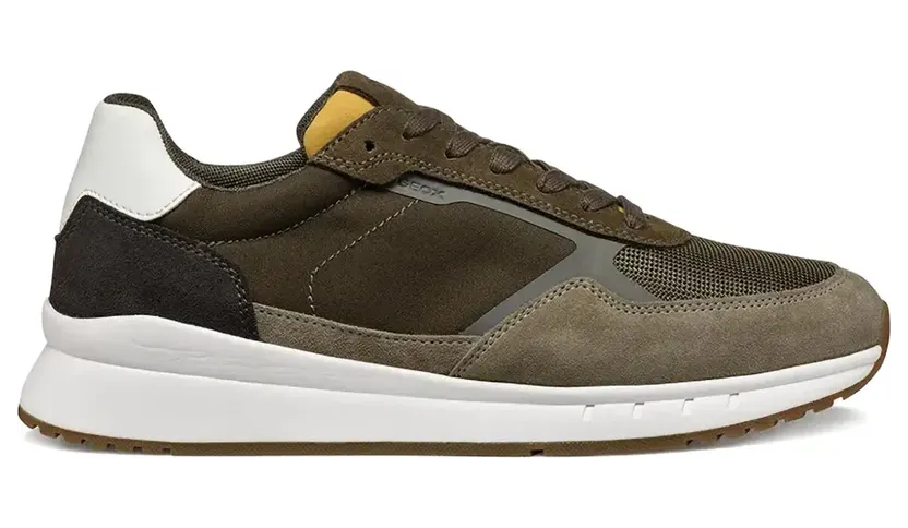 Geox Branthon Sneakers aus Wildleder – Blau (U55LCA02211)