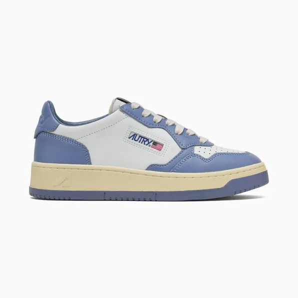 Autry Medalist Low Leather “Blue / White” (AULWWB62)