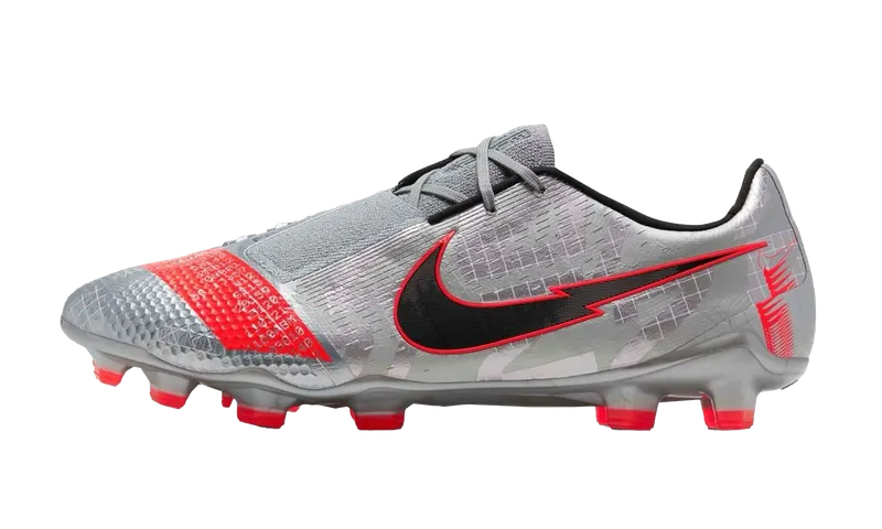 Nike Phantom Venom Elite FG “Metallic Grey / Crimson” (AO7540-906)