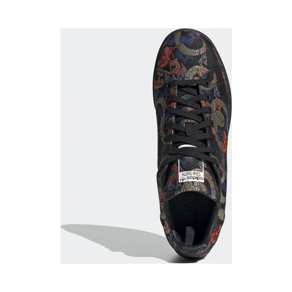 adidas Stan Smith Dragon Print Core Black/Core Black/Cloud White (EH2237)