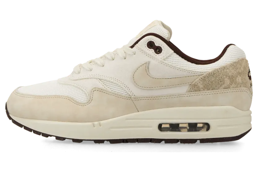 Nike Air Max 1 PRM “Burgundy Crush” (sail / light orewood brown / phantom) – HF8127-100