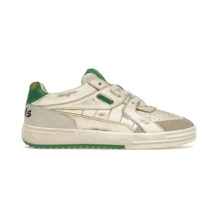 Palm Angels Palm University Vintage White Green (PMIA078S23LEA0030155)