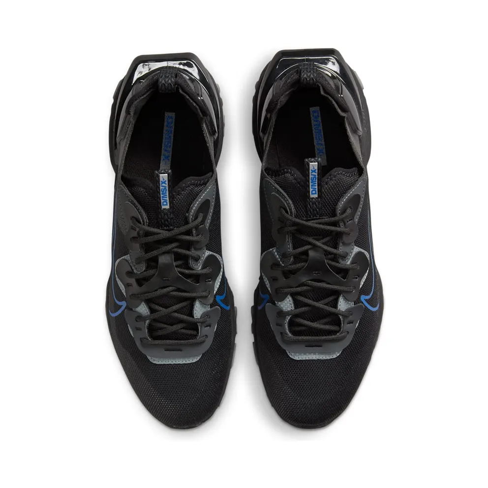 Nike React Vision “Black / Dark Smoke Grey / Iron Grey / Game Royal” (DM9460-001)