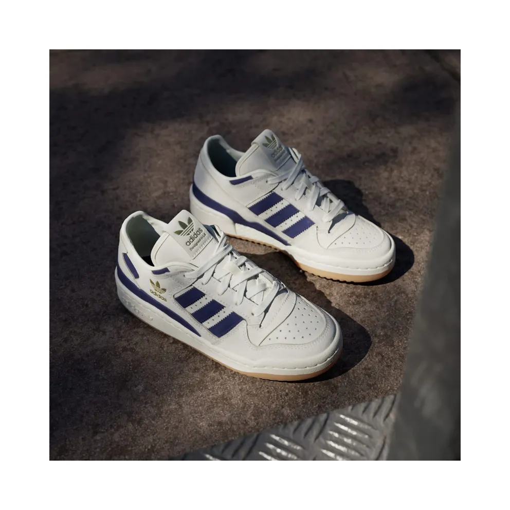 adidas Forum Low CL Cream White Dark Blue (IH0229)