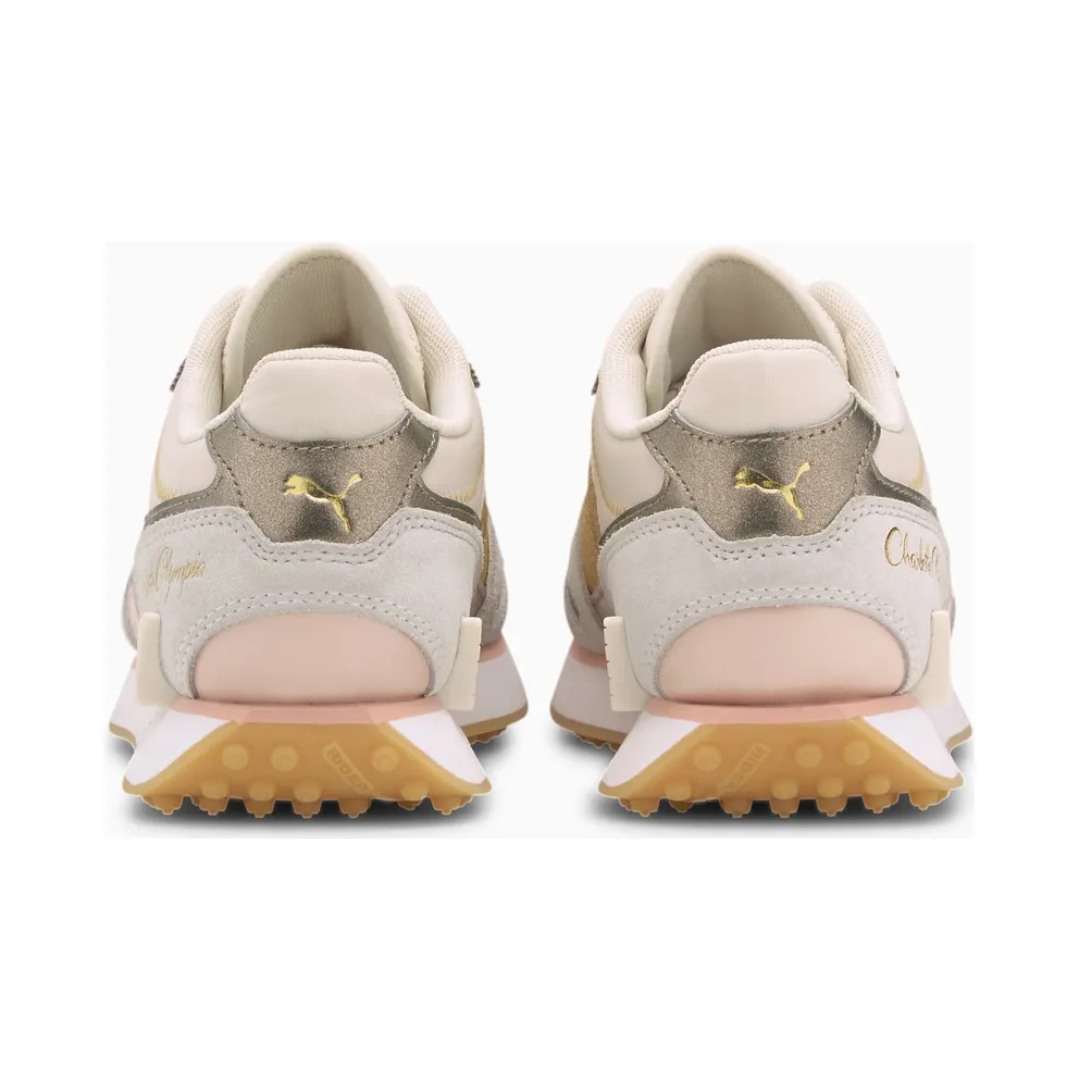 Puma x CHARLOTTE OLYMPIA Mile Rider White/Pink (374340-01)