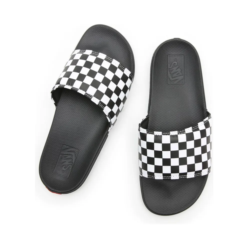 VANS Checkerboard La Costa Slide-on Shoes for Men Black – “Black / White” (VN0A5HF527I)