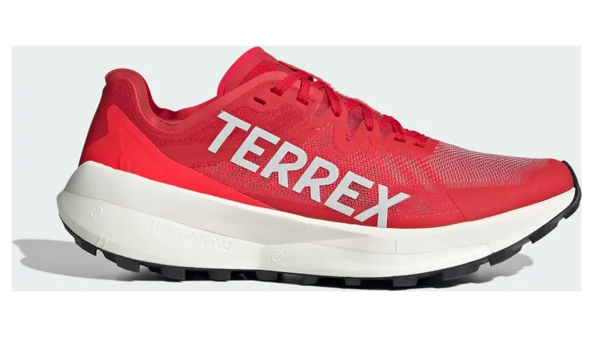 adidas Terrex Agravic Speed Trail Pure Ruby Grey One Lucid Red (JR4029)