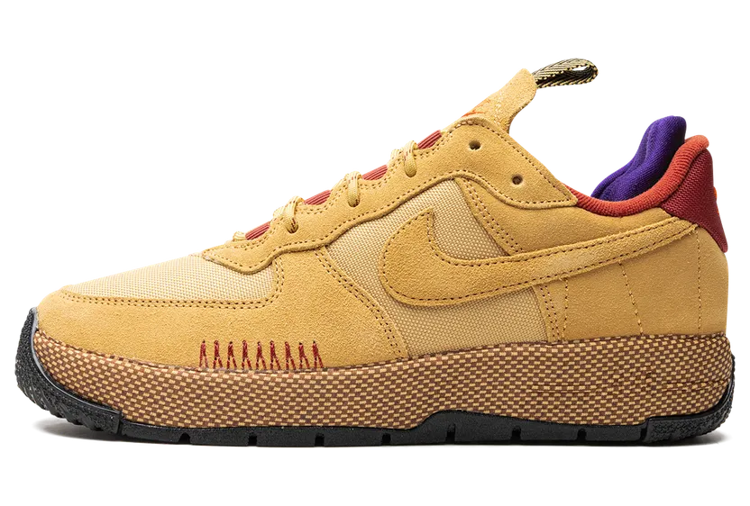 Nike Air Force 1 Wild Wheat Gold/Rugged Orange/Field Purple/Wheat Gold (FB2348-700)