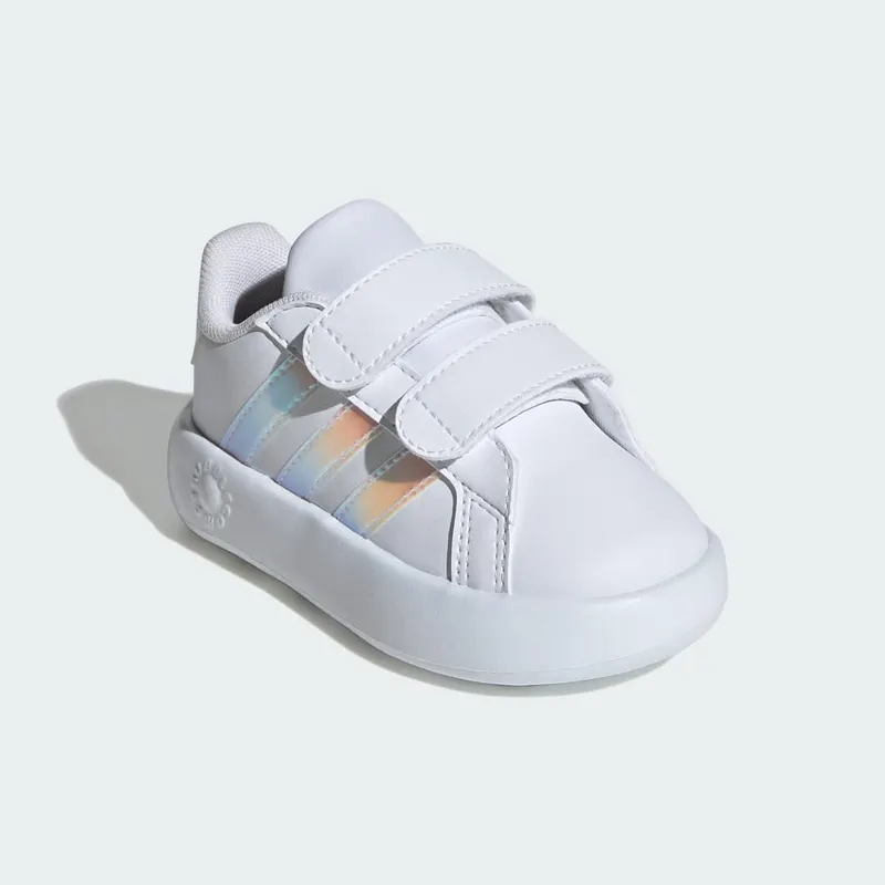 adidas Grand Court 2.0 Kids Cloud White / Iridescent / Grey Two (ID5265)