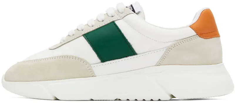 Axel Arigato SSENSE Exclusive White & Green Genesis Vintage (27566)