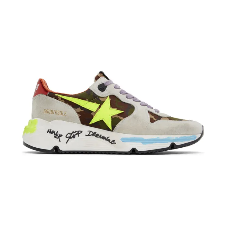 Golden Goose Multicolor Running Sole Sneakers (GMF00126.F000407.8036)