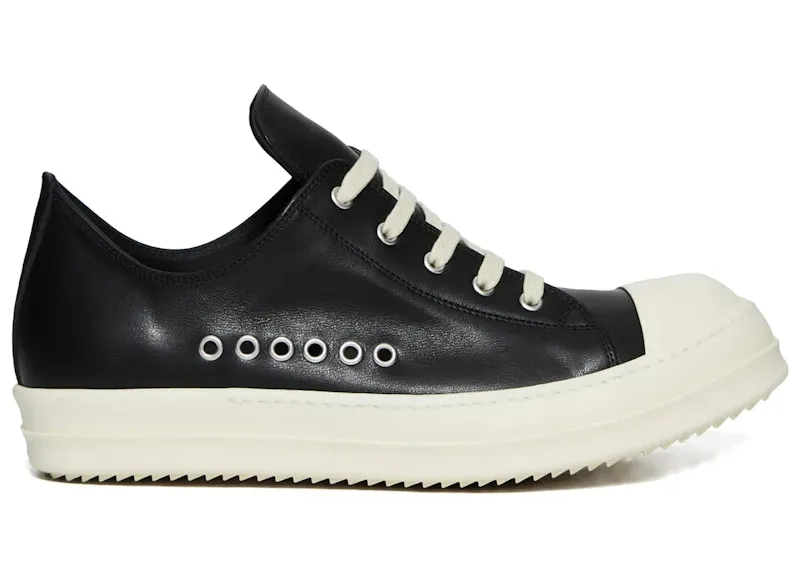 Rick Owens Temple Extreme Low Sneaks Black Milk (RU01F2895-LCO-911)