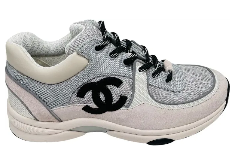 Chanel Low Top Trainer Gray White