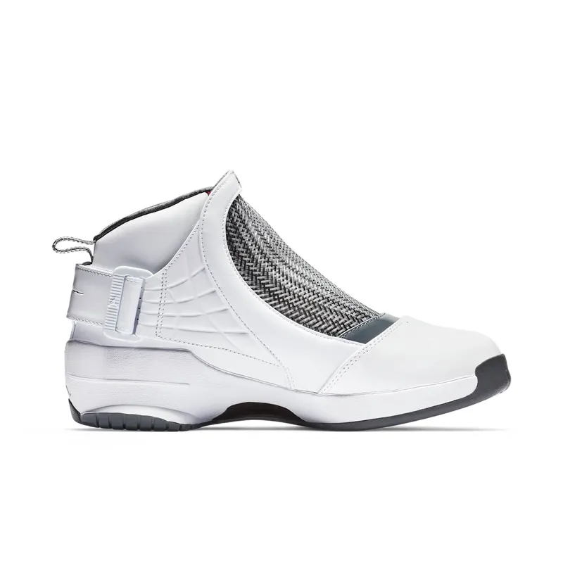 Jordan 19 Retro White Flint Grey White/Chrome-Flint Grey (AQ9213-100)