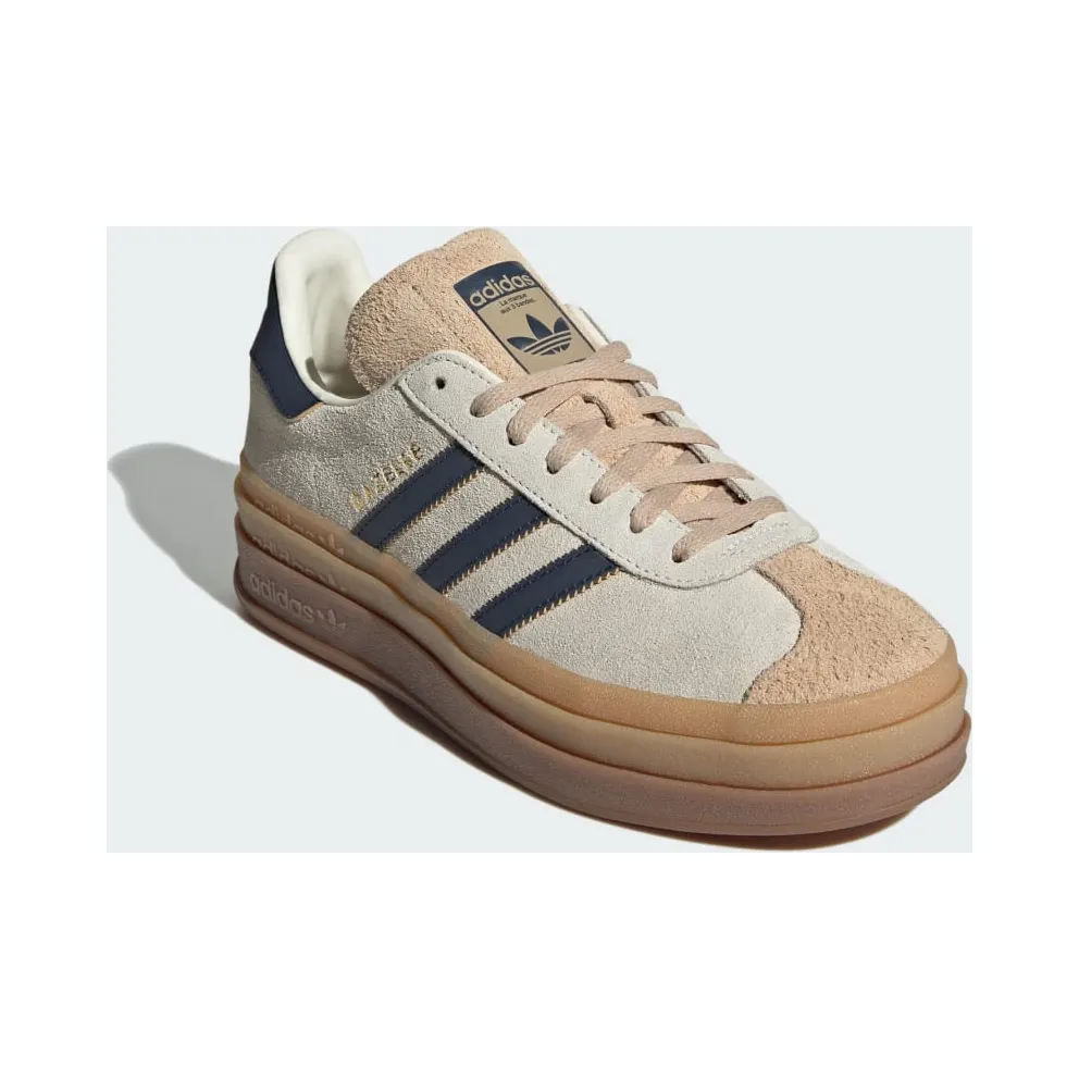Adidas Gazelle Bold Cream White / Night Indigo / Magic Beige (JQ5126)