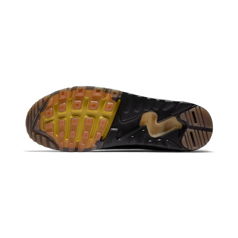 Nike Air Max 90 Ultra 2.0 Black Gold Black/Gum Medium Brown-Metallic Gold (875695-016)