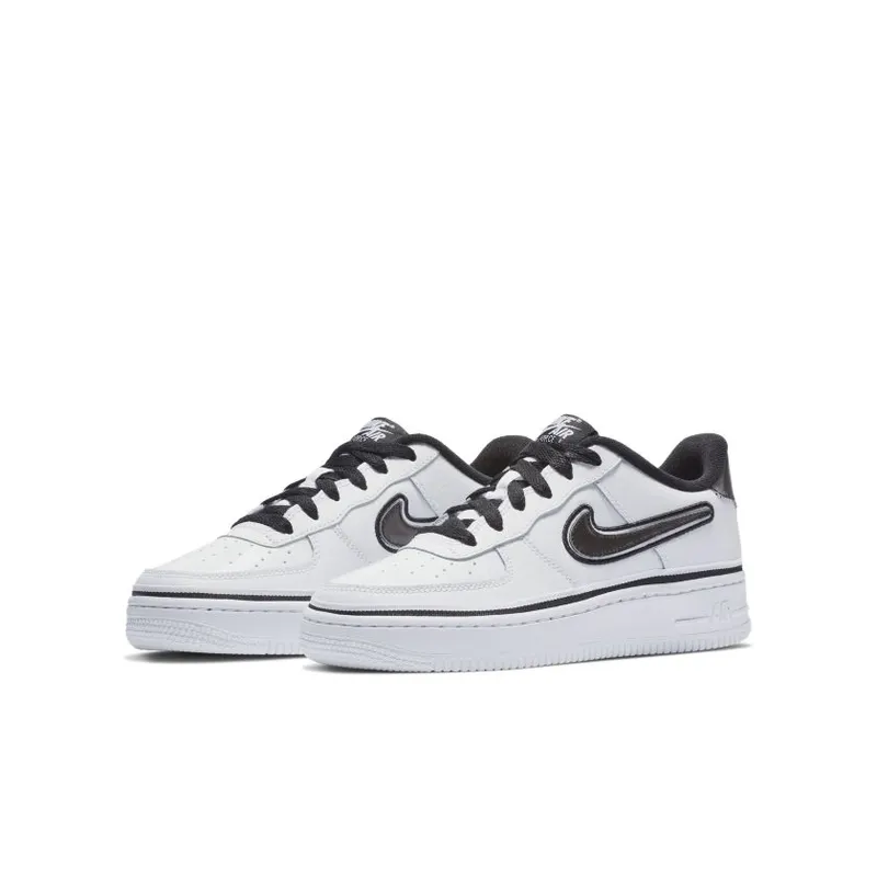 Nike Air Force 1 Low NBA White Black (GS) White/White-Black (AR0734-100)