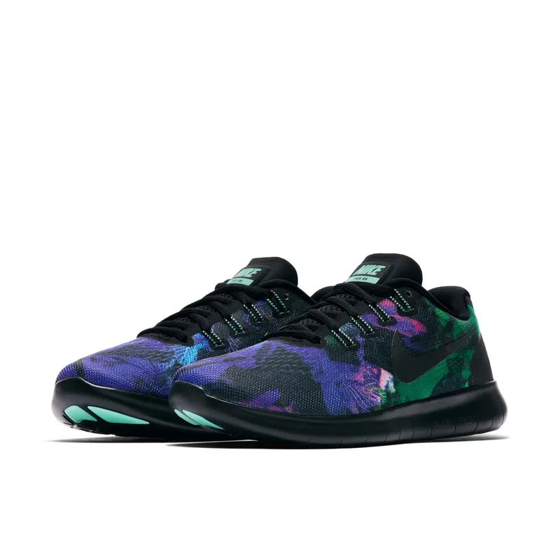 Nike Free Rn 2017 Solstice Black Green Glow (883295-001)
